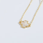 Vintage Heart Pendant Necklace - Elegant Clavicle Chain