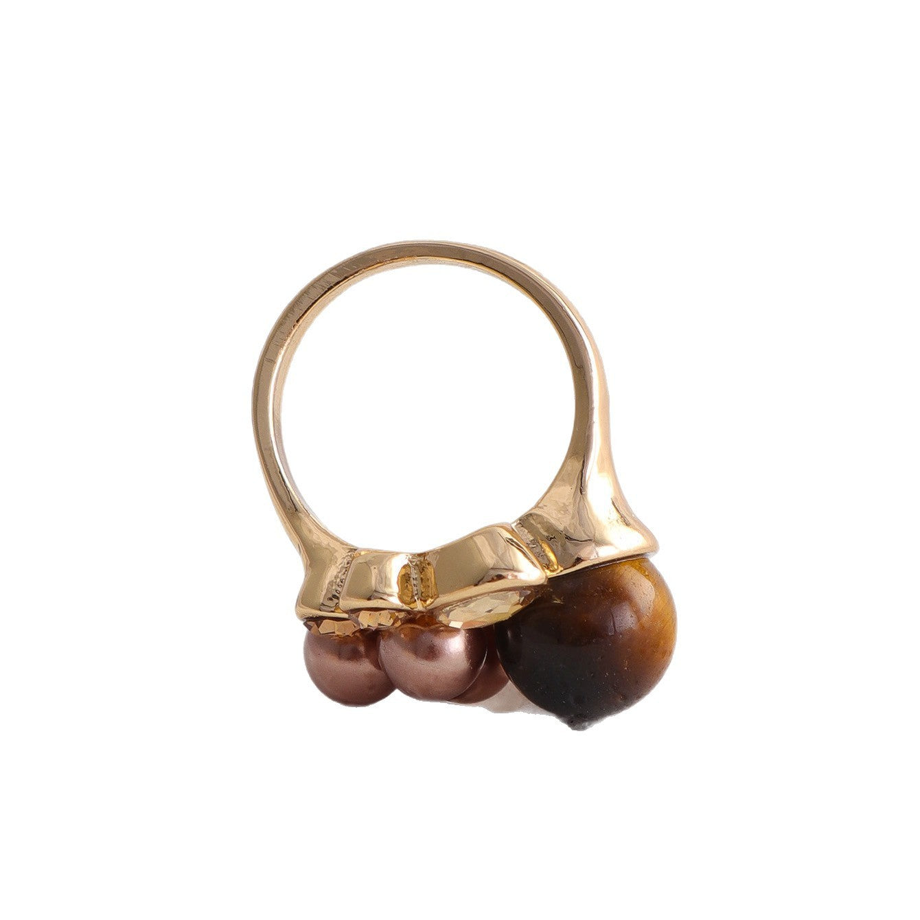 Simple and sensual floral pattern ring for women