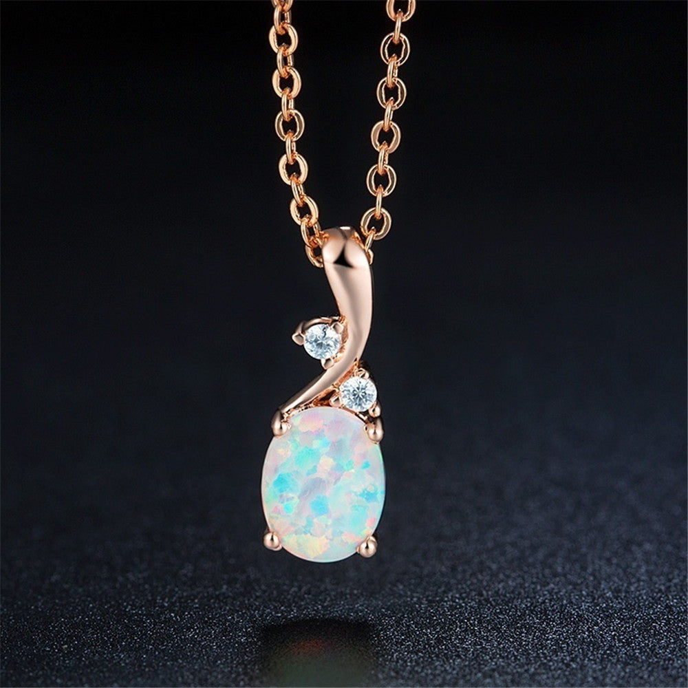 Collier pendentif opale goutte d'eau - NovaShop NovaShop Rose Gold Bigbuy