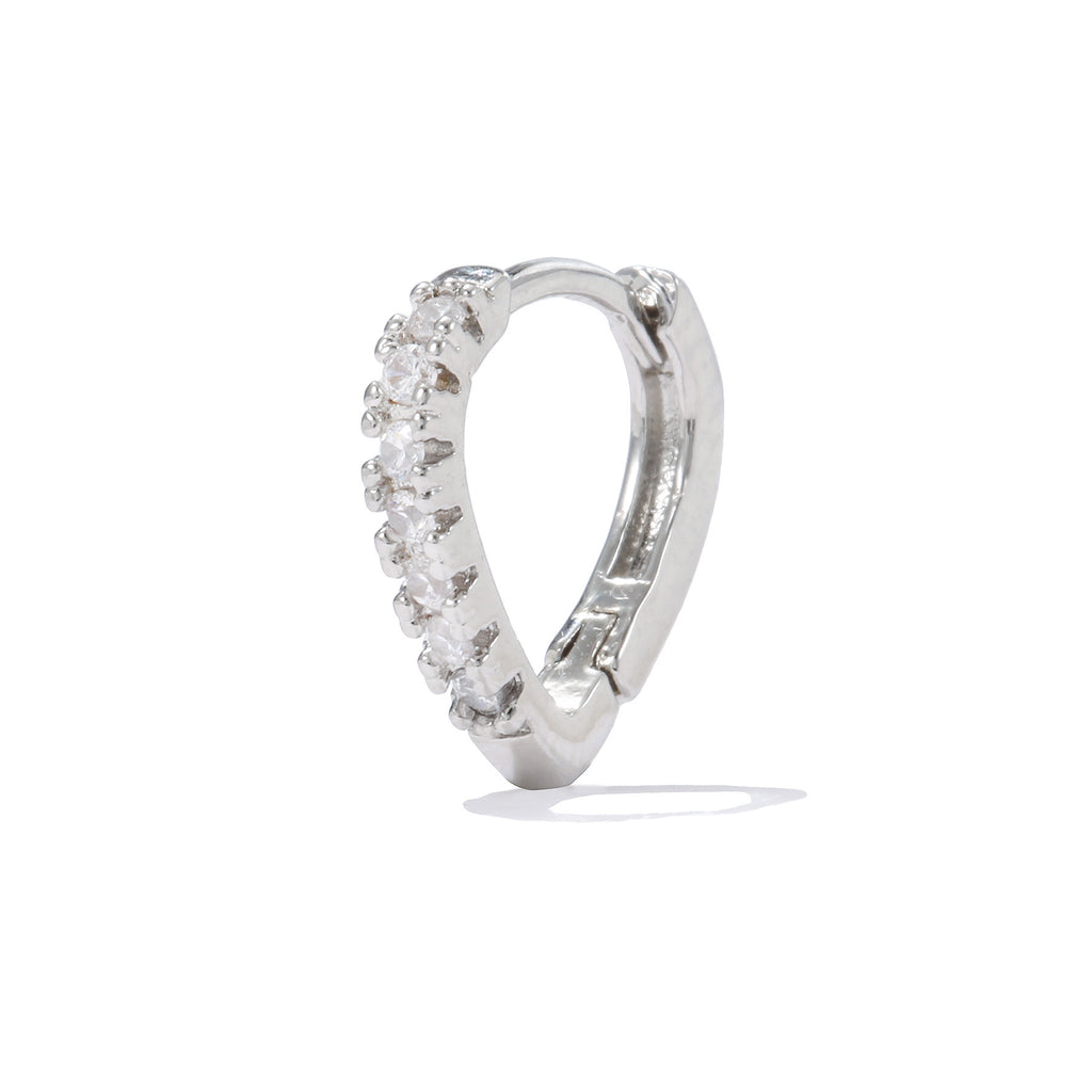 Simple Temperament Summer Cool Love Clip-on Earring