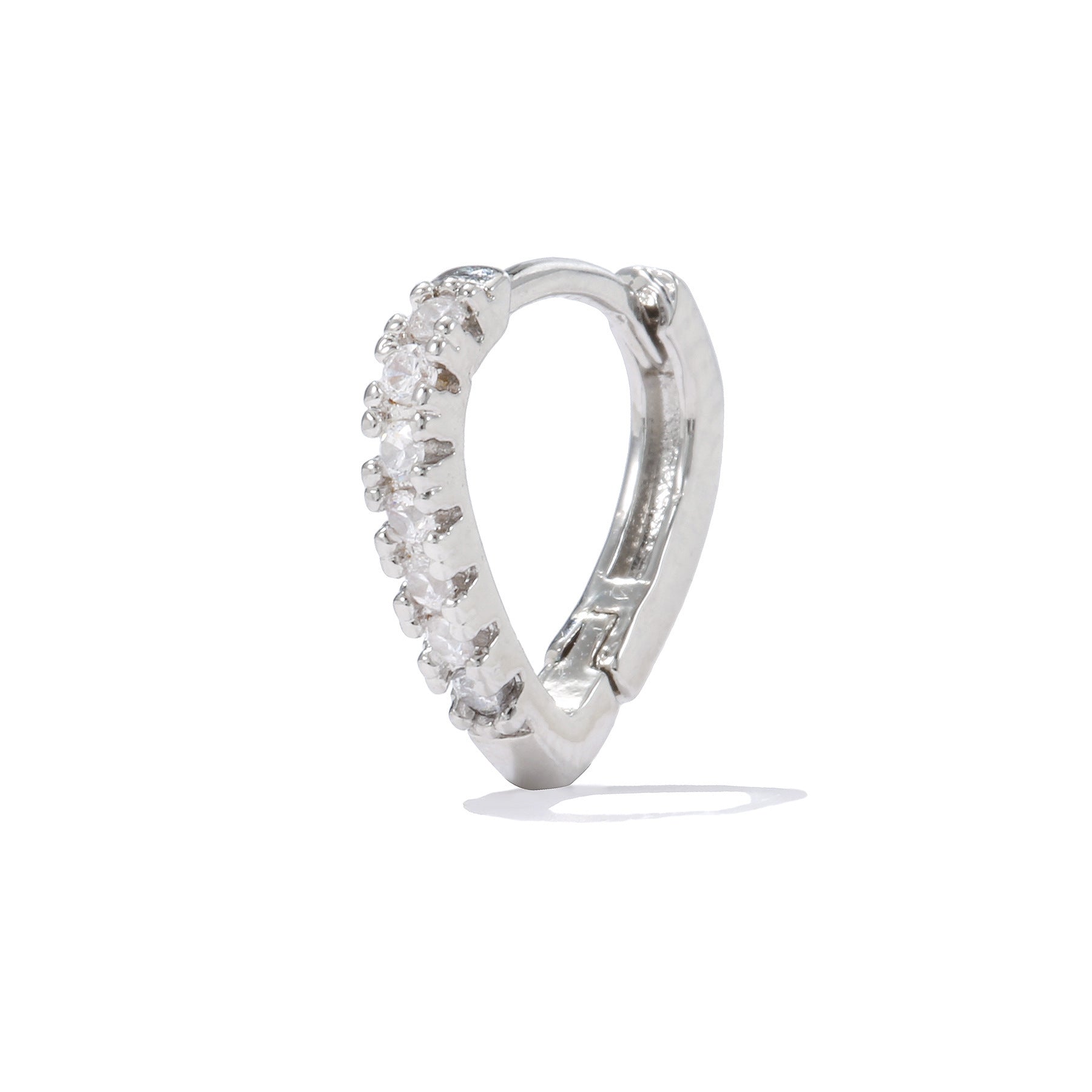Simple Temperament Summer Cool Love Clip-on Earring
