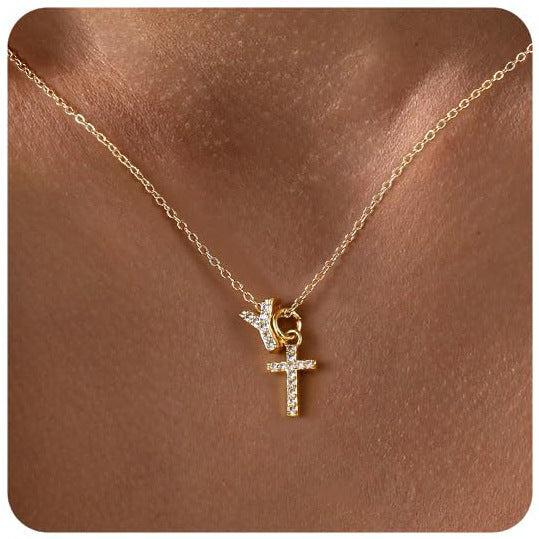 Collier européen et américain délicatement orné de zircons incrustés - NovaShop NovaShop Y Style Bigbuy