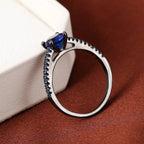 elegant copper ring seduces with its geometric hexagonal design, offering a modern and refined touch