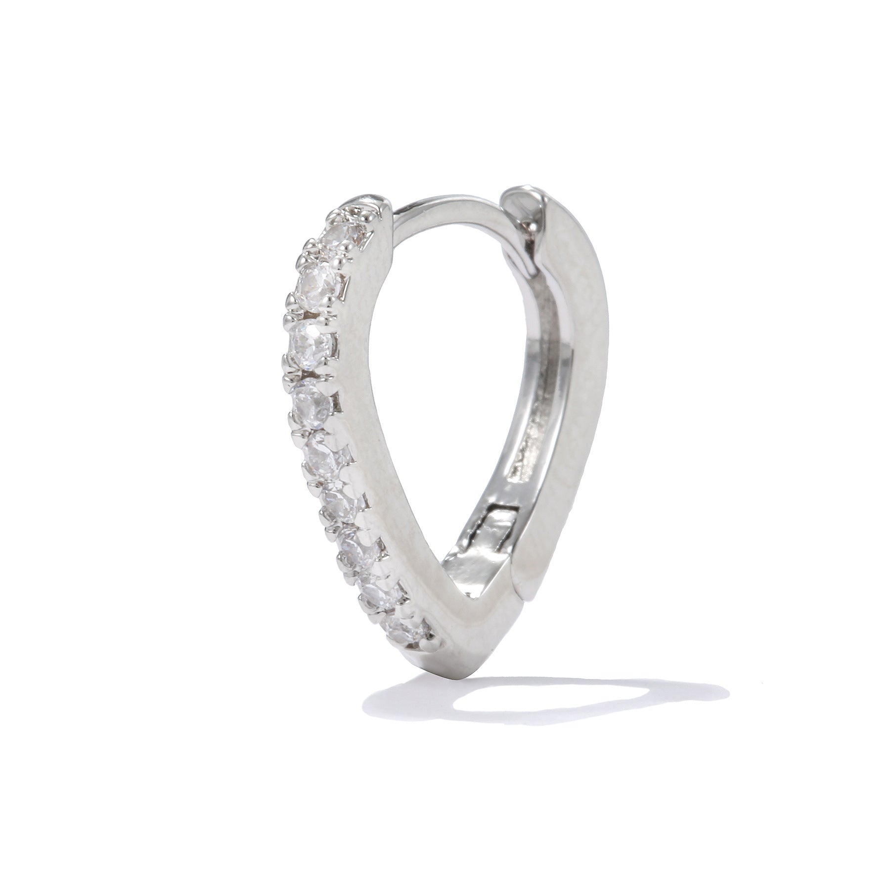 Simple Temperament Summer Cool Love Clip-on Earring