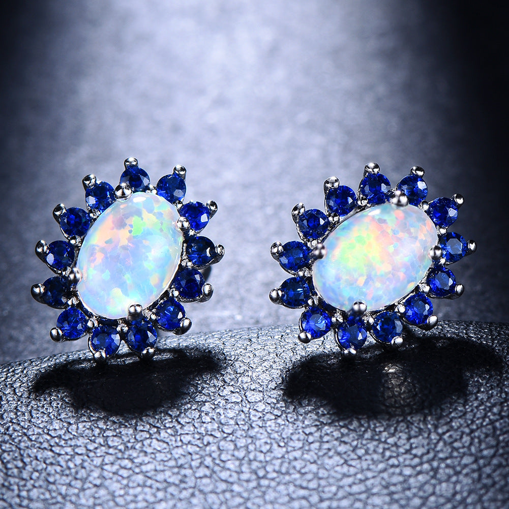 Oval Stud Earrings for Women – Modern Elegance
