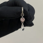 Waterdrop dangle earrings