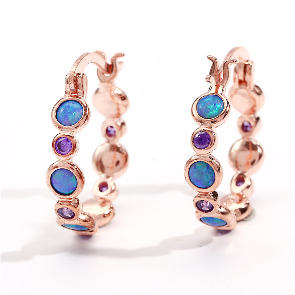 Earrings combine brilliance and delicacy, enhancing