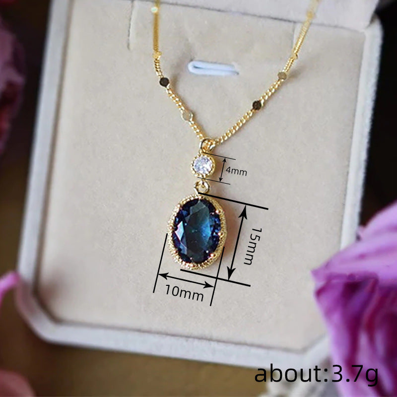 Trendy French retro necklace for women