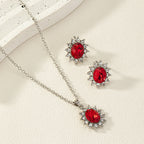 Women's Set with Earrings and Necklace