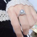 Popular Pearl Light Luxury Ring for Women
