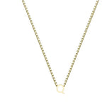 Elegant Gold Letter Necklace – Stainless Steel A to Z