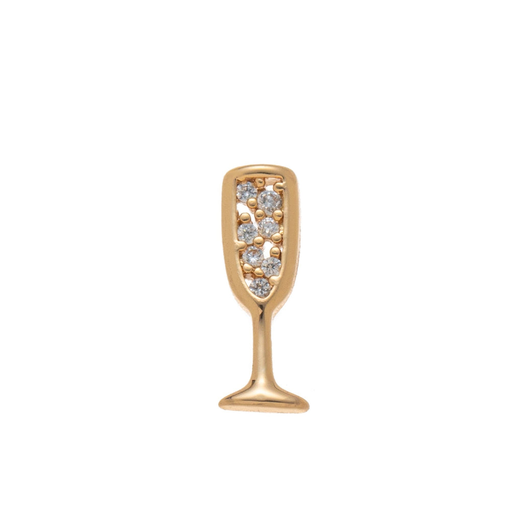Customizable Clear Memorial Pendant with Opening - French Retro Style