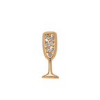 Customizable Clear Memorial Pendant with Opening - French Retro Style