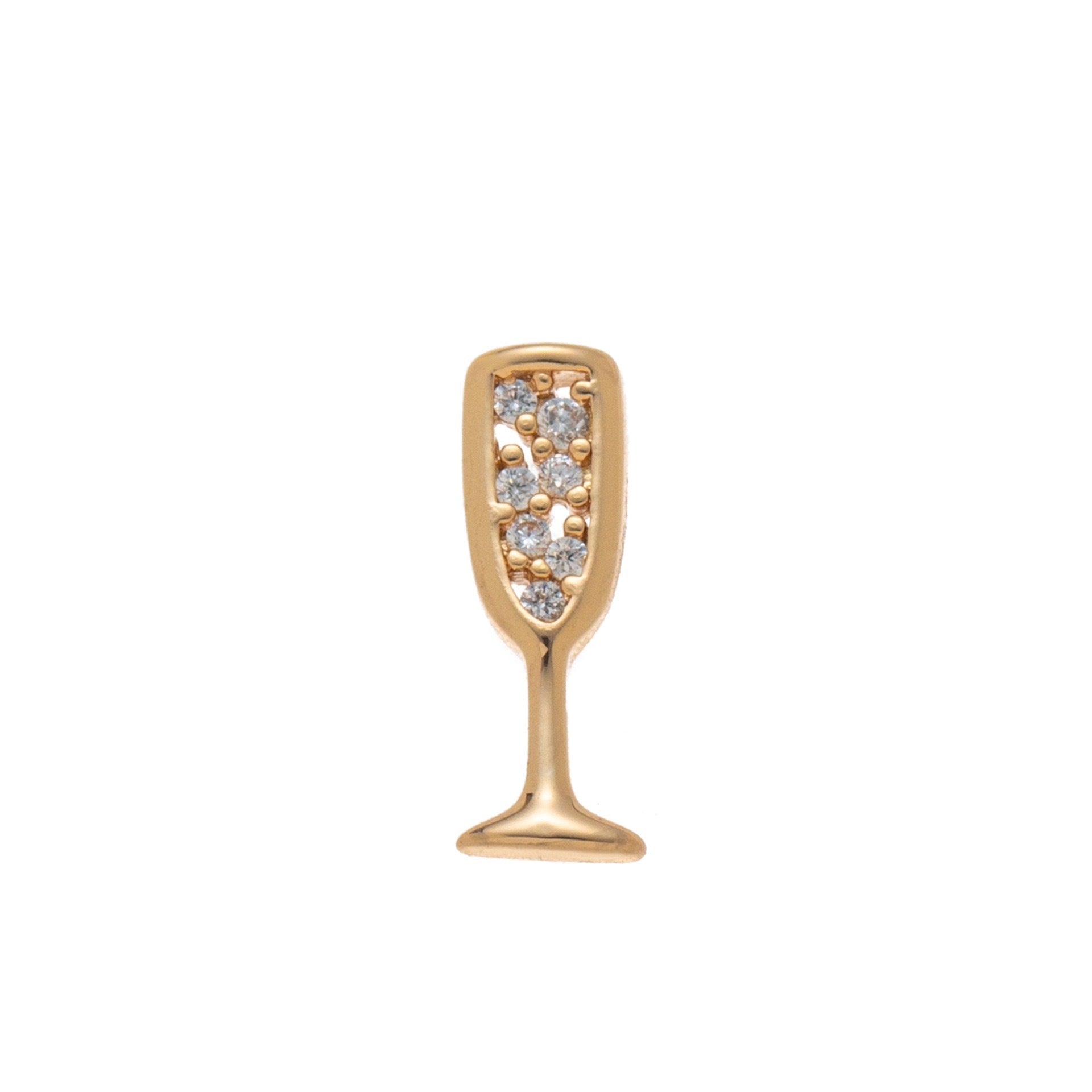 Customizable Clear Memorial Pendant with Opening - French Retro Style