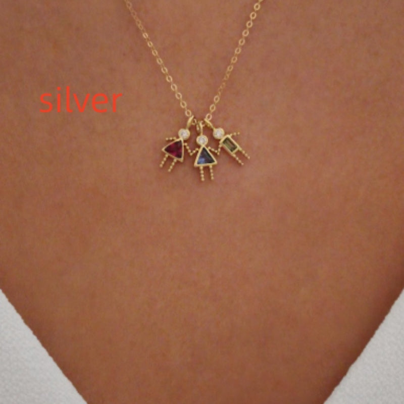 Twelve zodiac signs stone pendants