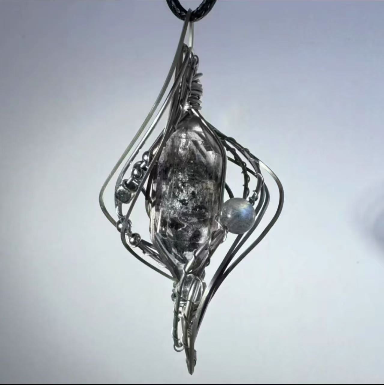 Hollow Out Creative Pendant Style Mori Winding Necklace