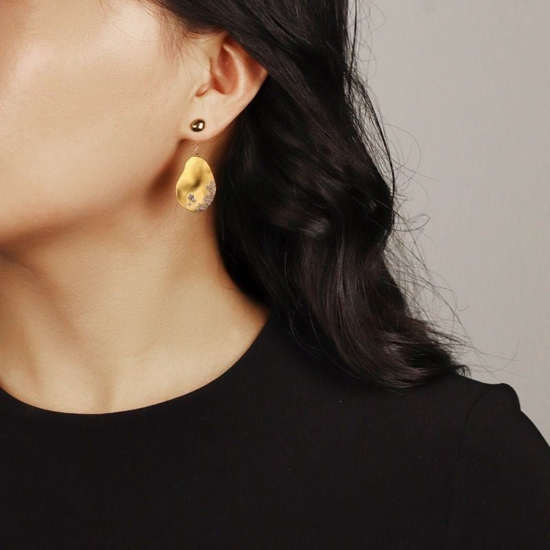 Advanced Chinese Style Asymmetrical Earrings for Women