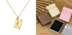 “I Love You” Envelope Necklace – Hidden Message of Love