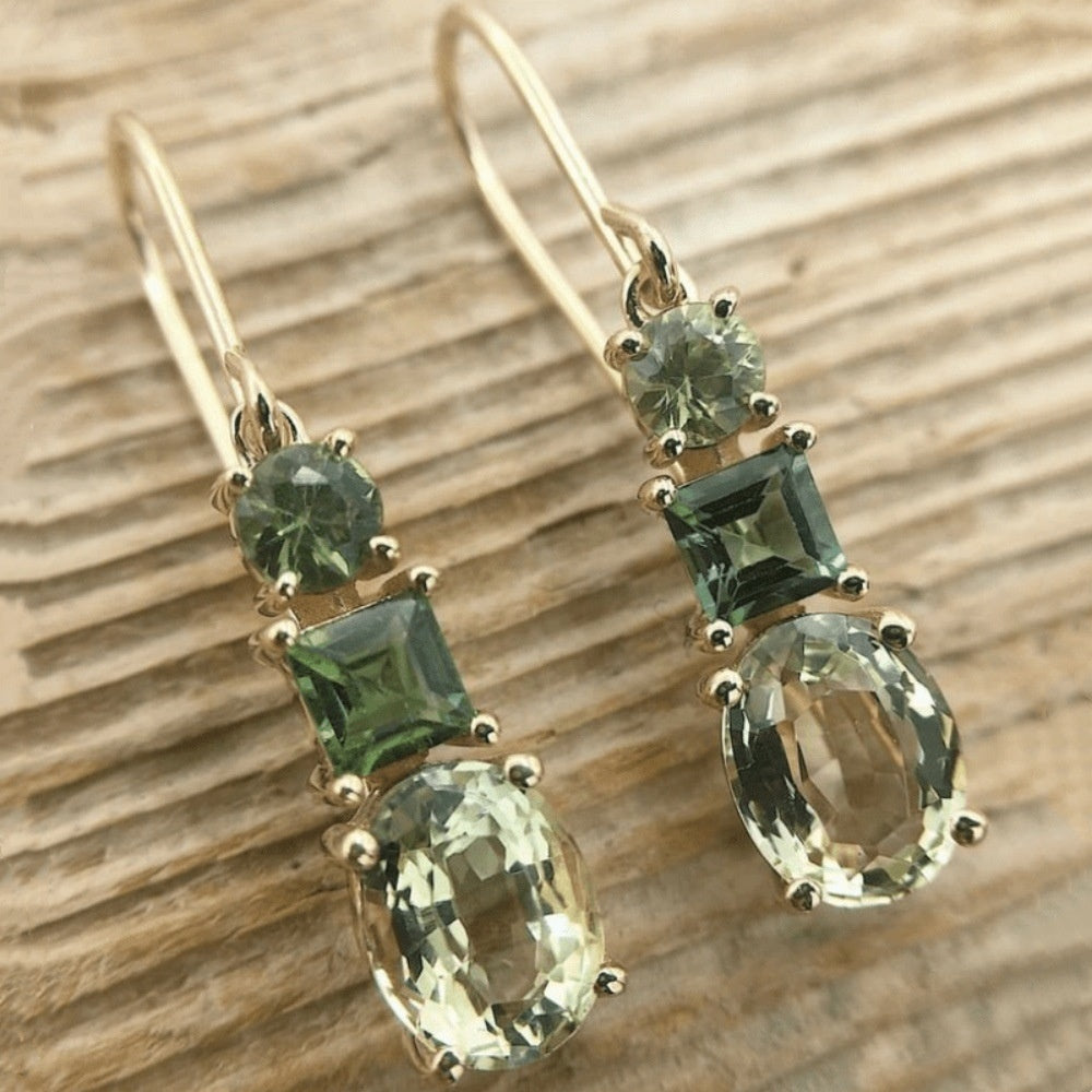 Boucles d’Oreilles Style Bohème Rétro – Mode Polyvalente - NovaShop NovaShop Green Bigbuy
