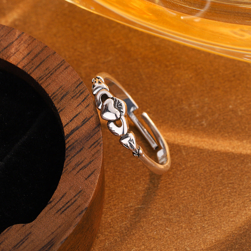 Love Personalized And Small Fresh Open Ring For Women