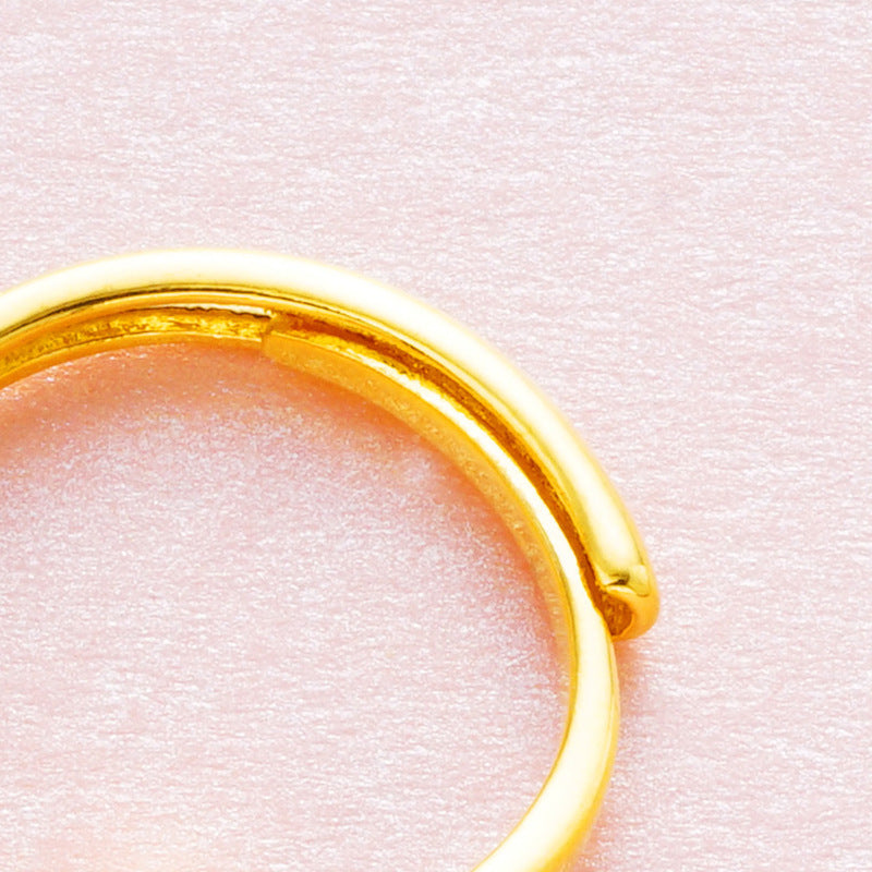 Women's Ring in Gold Plated Zircon from Vietnam