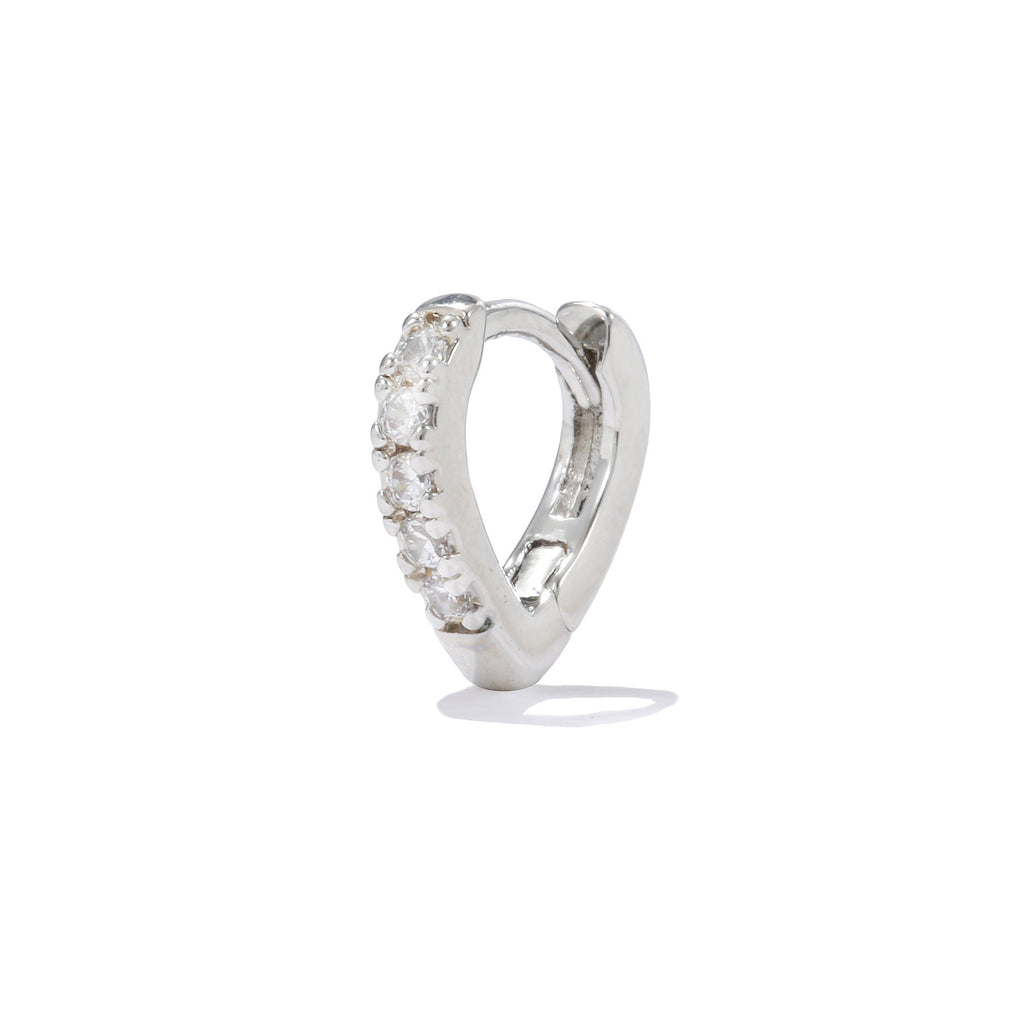 Simple Temperament Summer Cool Love Clip-on Earring