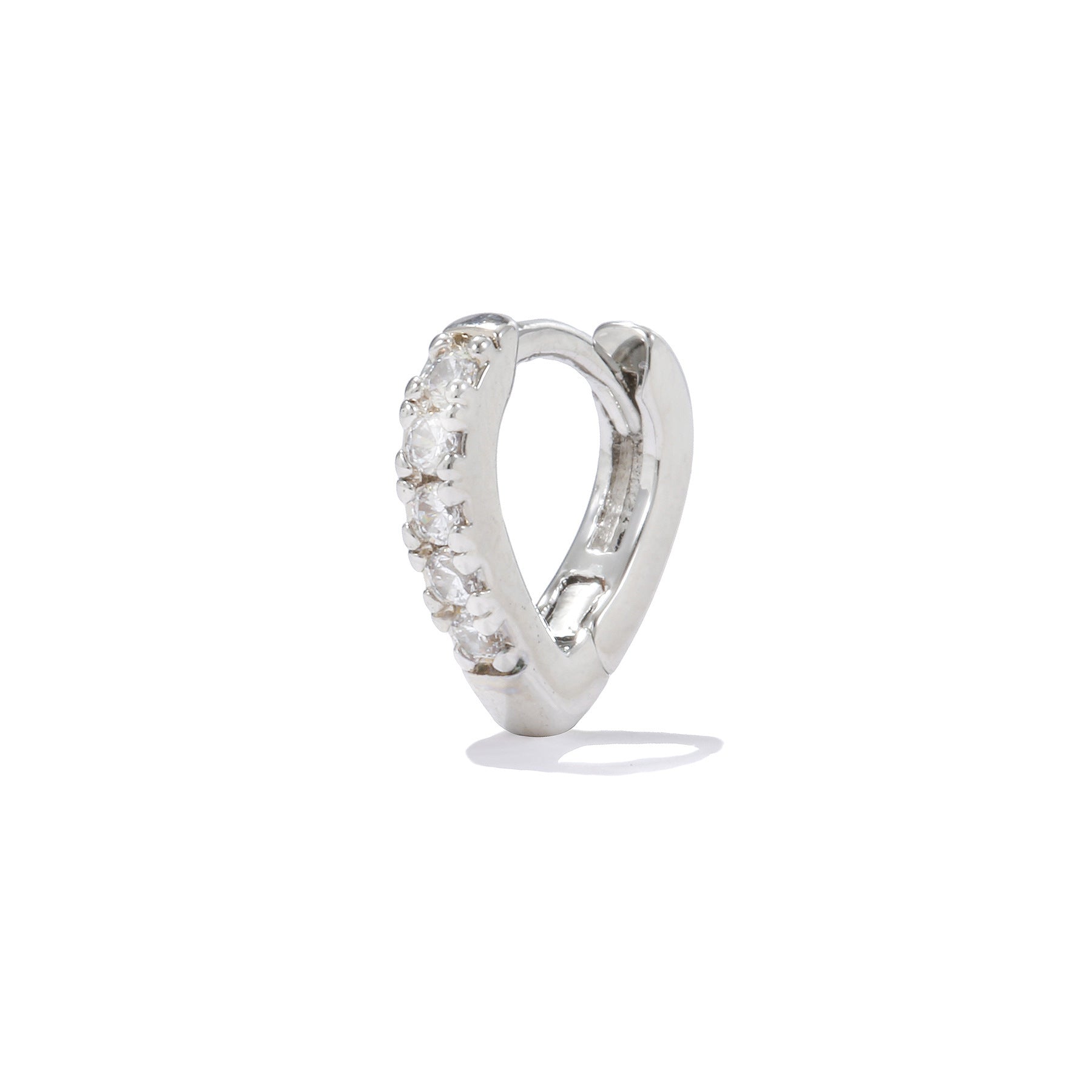 Simple Temperament Summer Cool Love Clip-on Earring
