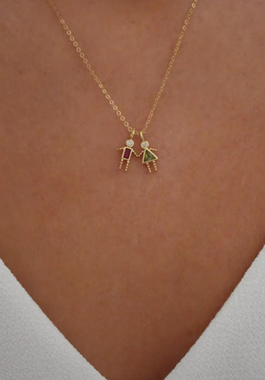 Twelve zodiac signs stone pendants
