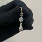 Waterdrop dangle earrings