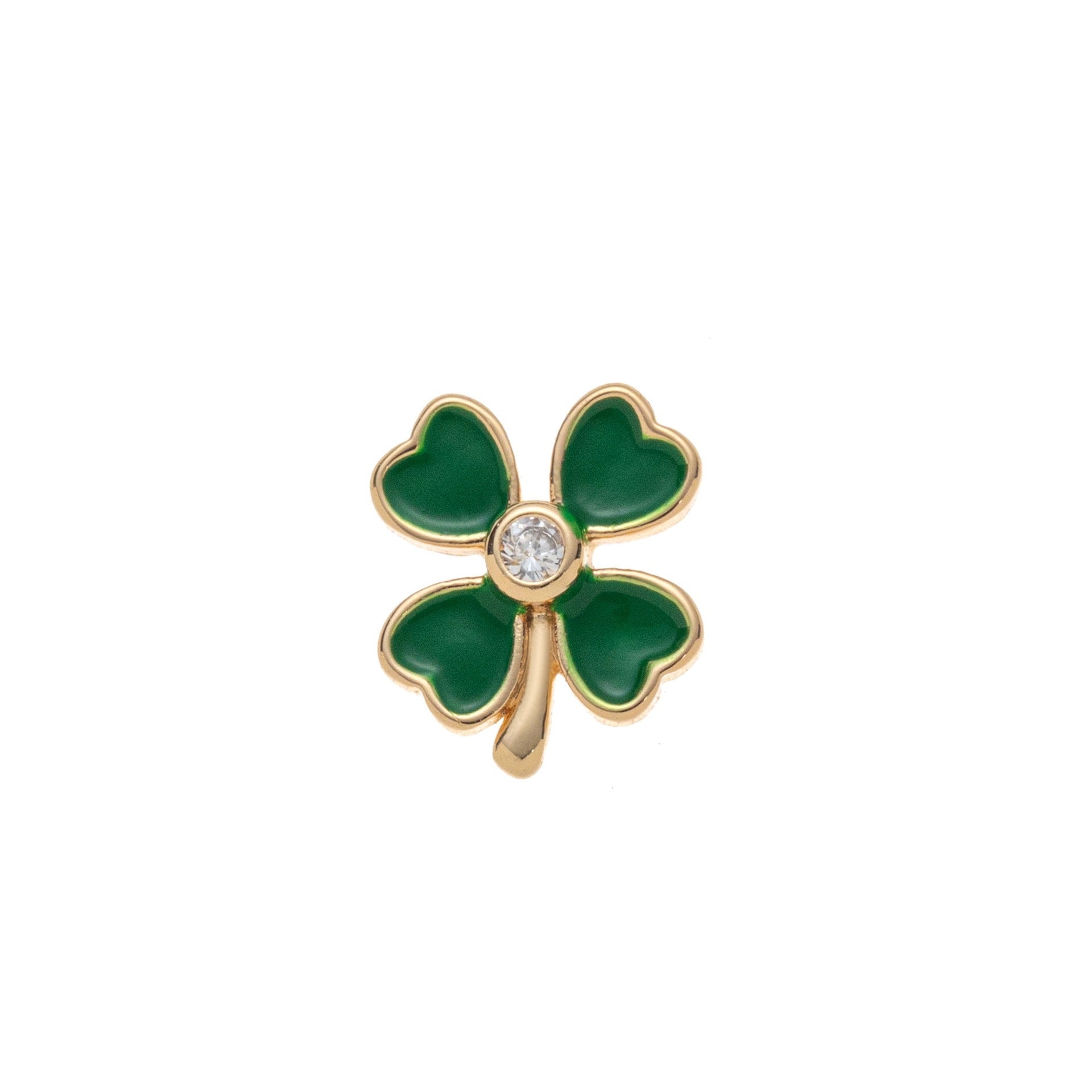 Customizable Clear Memorial Pendant with Opening - French Retro Style
