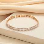 Simple and Elegant Rectangular Bracelet Affordable Luxury Style