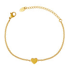 Bracelet femme polyvalent en forme de cœur, style mode et élégant - NovaShop NovaShop Steel Color Bigbuy