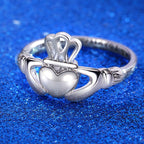 Creative versatile hollow heart ring, unique design blending elegance
