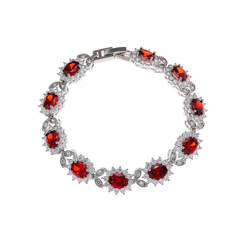 Personality Trend Bracelet Femme Simple avec Zircon Incrusté - NovaShop NovaShop Sapphire Bracelet Bigbuy