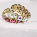 Bracelet bohème féminin en dentelle de pierres précieuses avec design diamanté - NovaShop NovaShop SL0261 Gold Bigbuy
