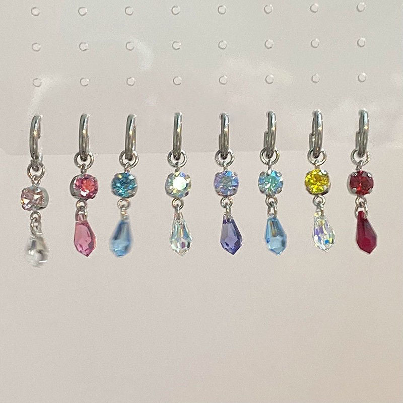 Waterdrop dangle earrings