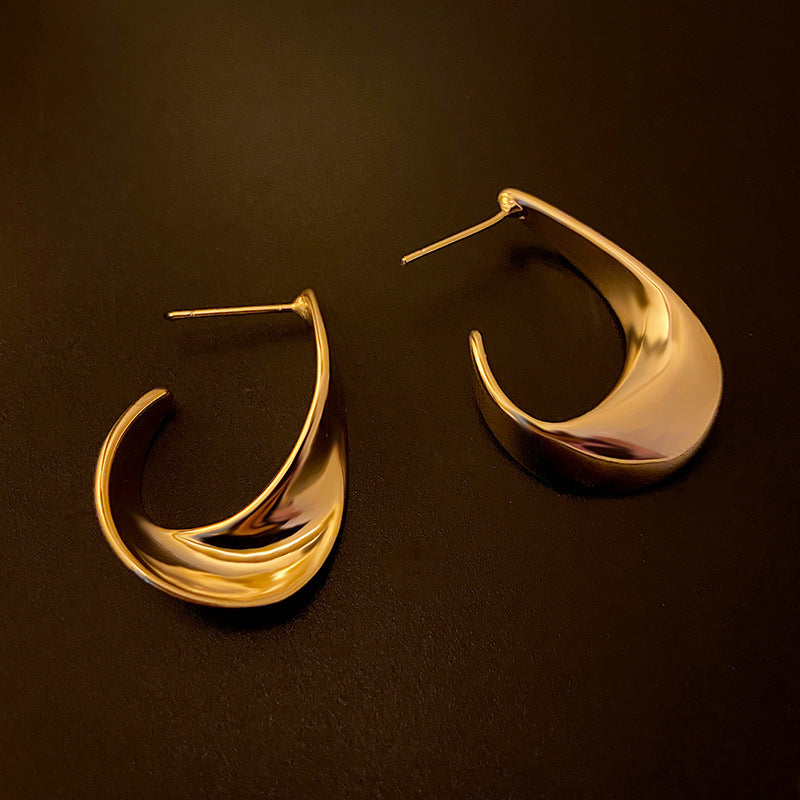Metal Twisted Design Earrings Check out these earrings