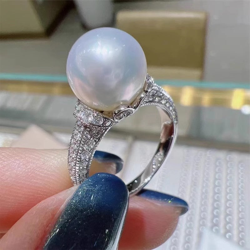 Popular Pearl Light Luxury Ring for Women