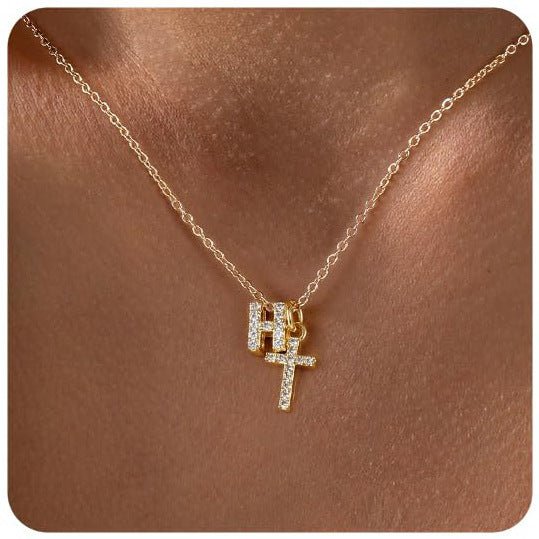 Collier européen et américain délicatement orné de zircons incrustés - NovaShop NovaShop H Style Bigbuy