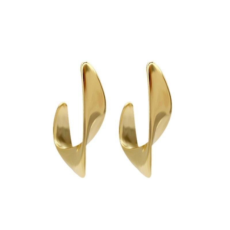 Metal Twisted Design Earrings Check out these earrings