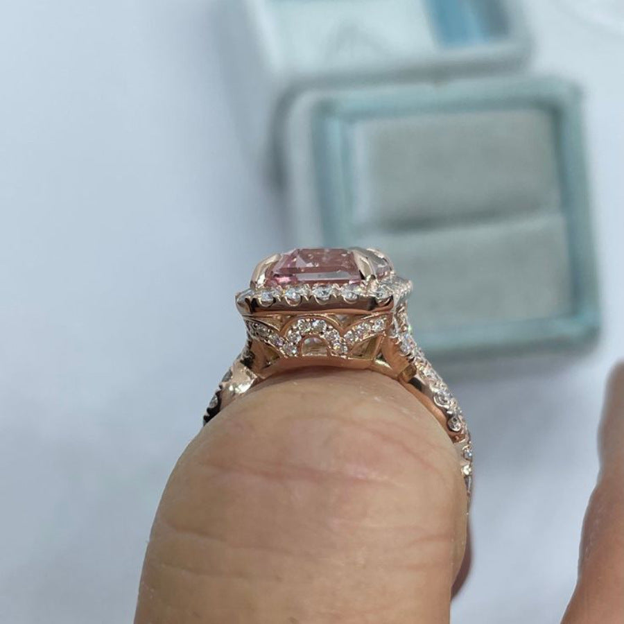 Unisex Versatile Rose Gold Alloy Ring