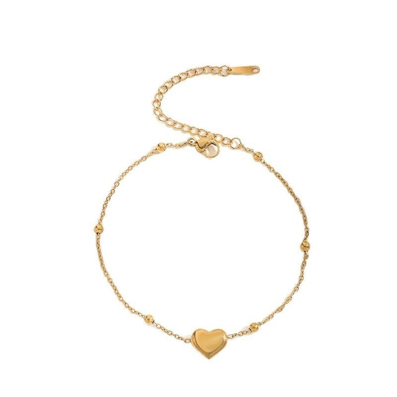 Simple and trendy titanium steel Love necklace for women