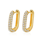 Boucles d’oreilles clip en forme de U pour femme – Élégance et personnalité - NovaShop NovaShop White Gold Color Bigbuy