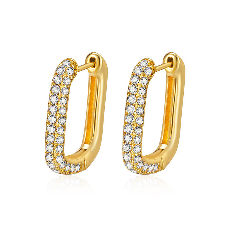 U-shaped clip-on earrings for women - Elegance and personality