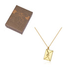 “I Love You” Envelope Necklace – Hidden Message of Love