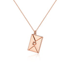 “I Love You” Envelope Necklace – Hidden Message of Love
