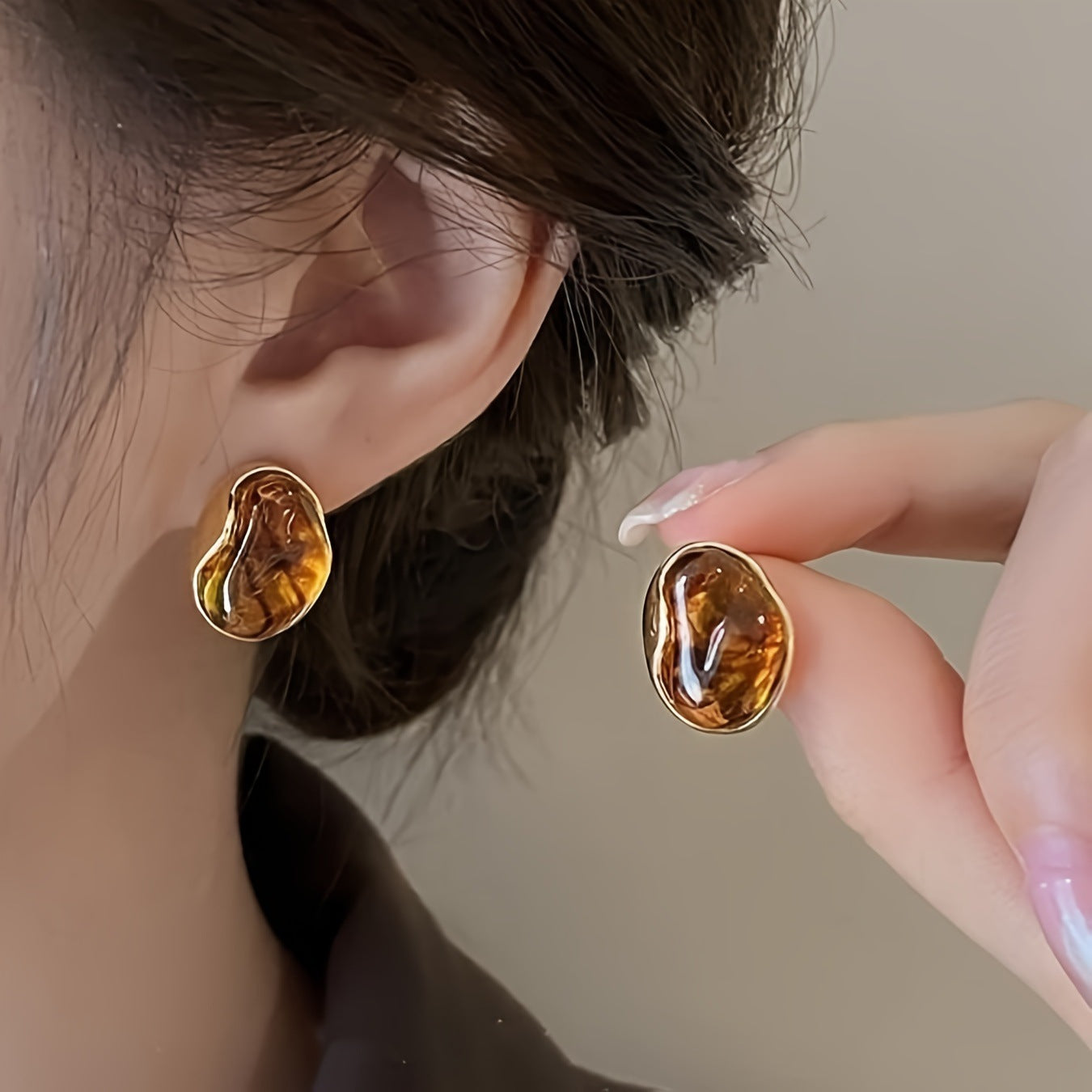 High-end handcrafted holiday earrings