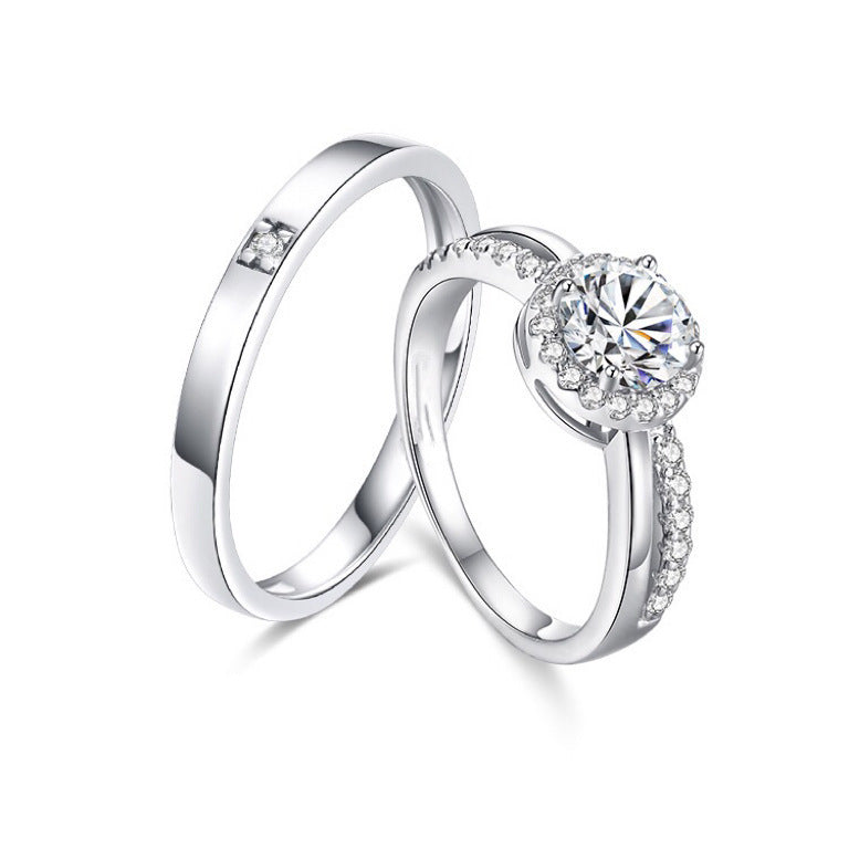 Couple rings embody elegance and simplicity, symbolizing deep and sincere love