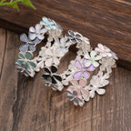 High-end Alloy Flower Elastic Bracelet for Women