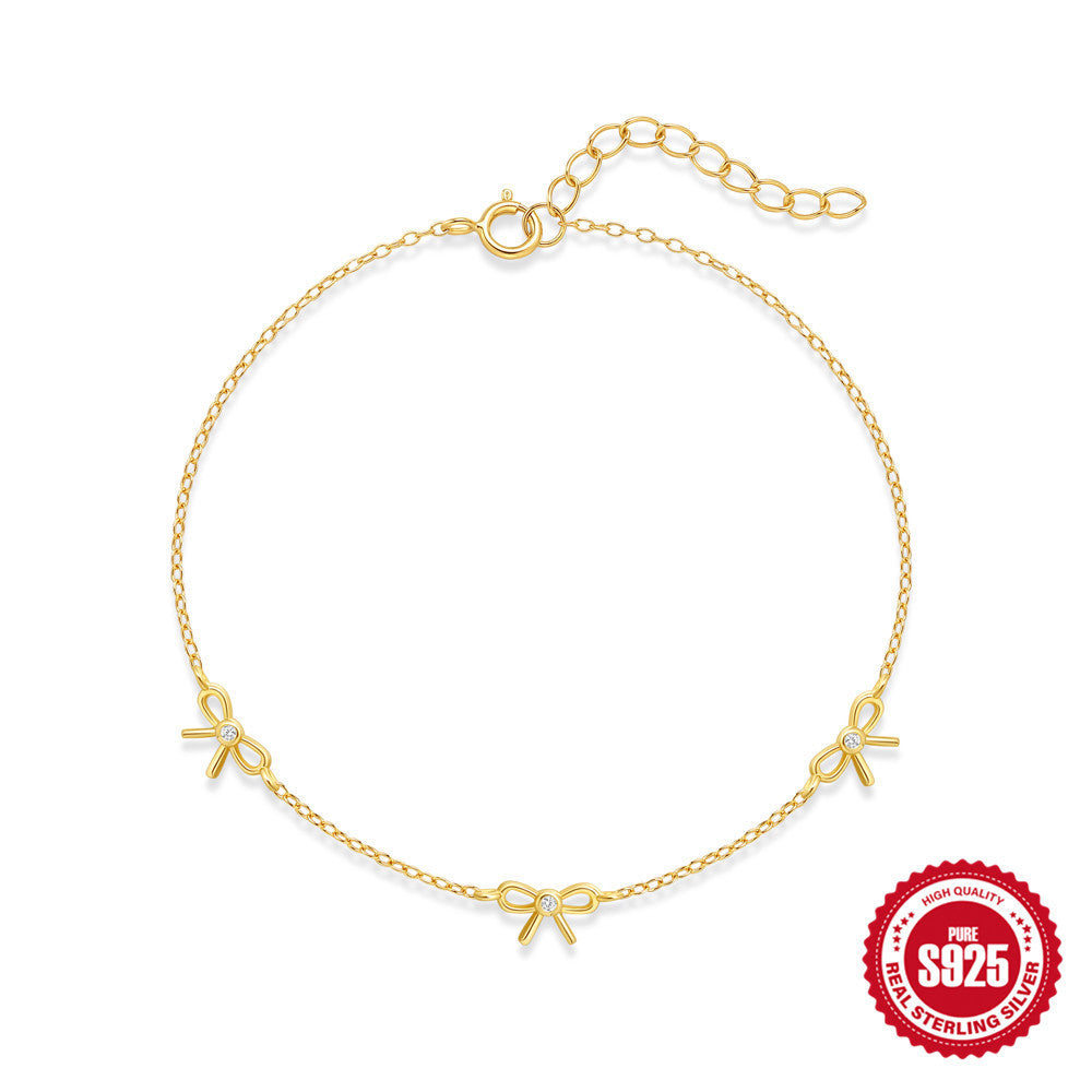 925 Silver Jewelry Box – Elegant Knot Set (Piercing, Bracelet, Necklace)
